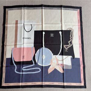 CHANEL SILK SCARF